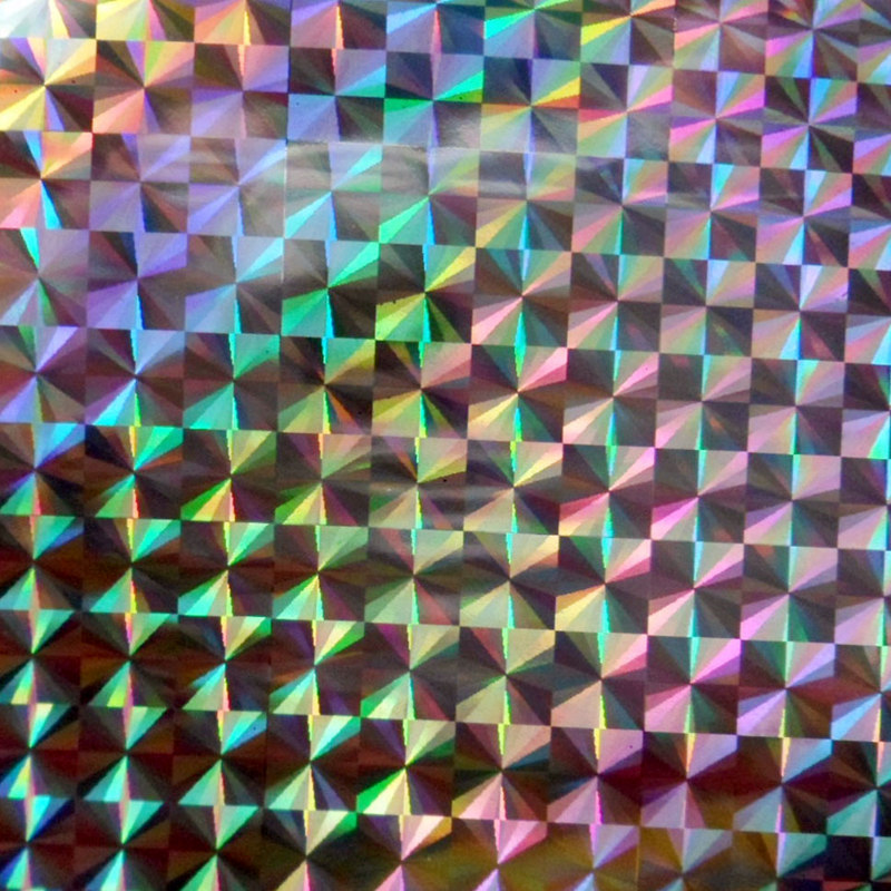 Papel de etiqueta holográfica imprimível a jato de tinta