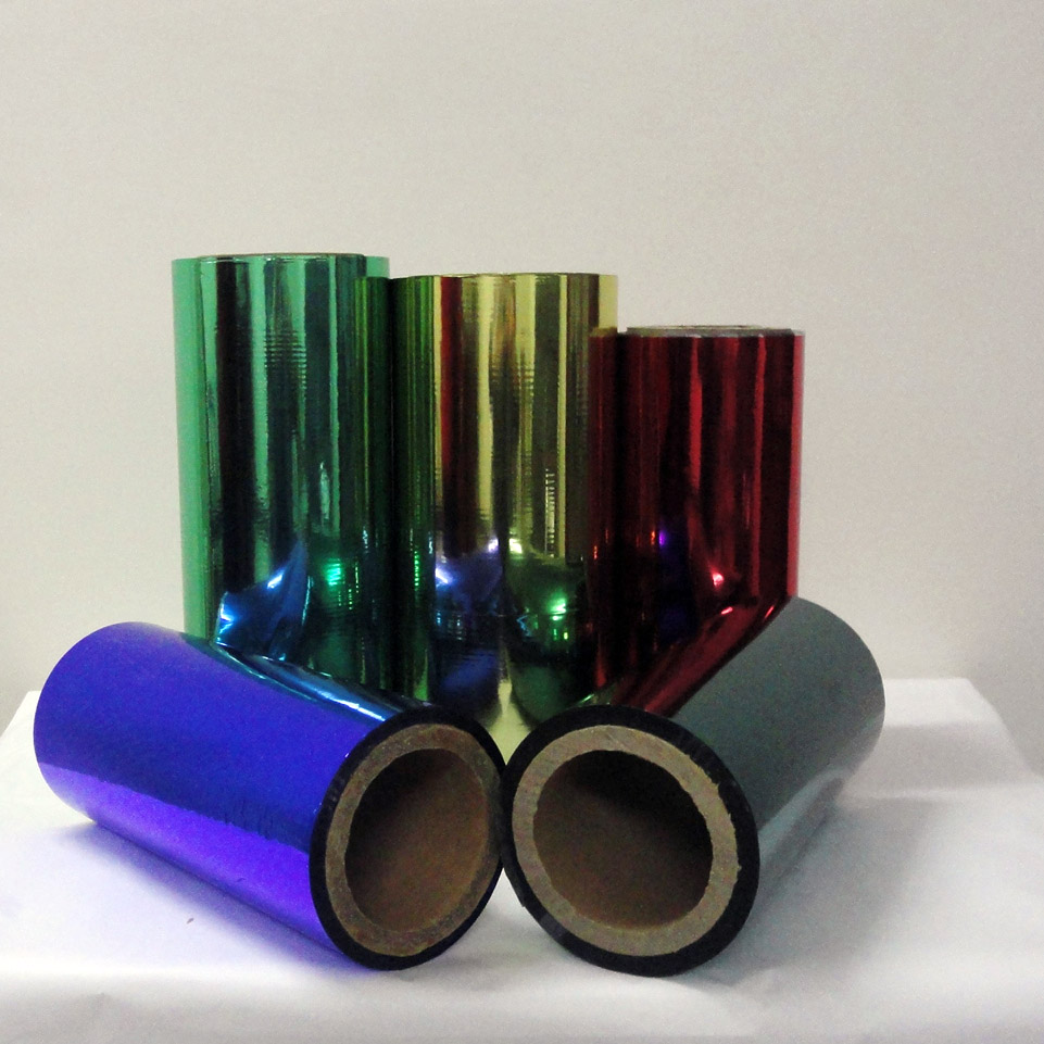 colorful metallized pet film