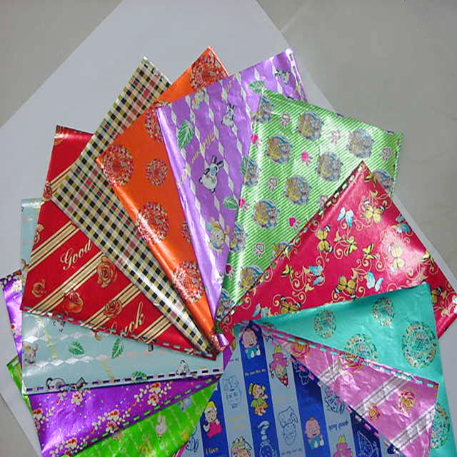 Gift Wrapping Metallized Paper