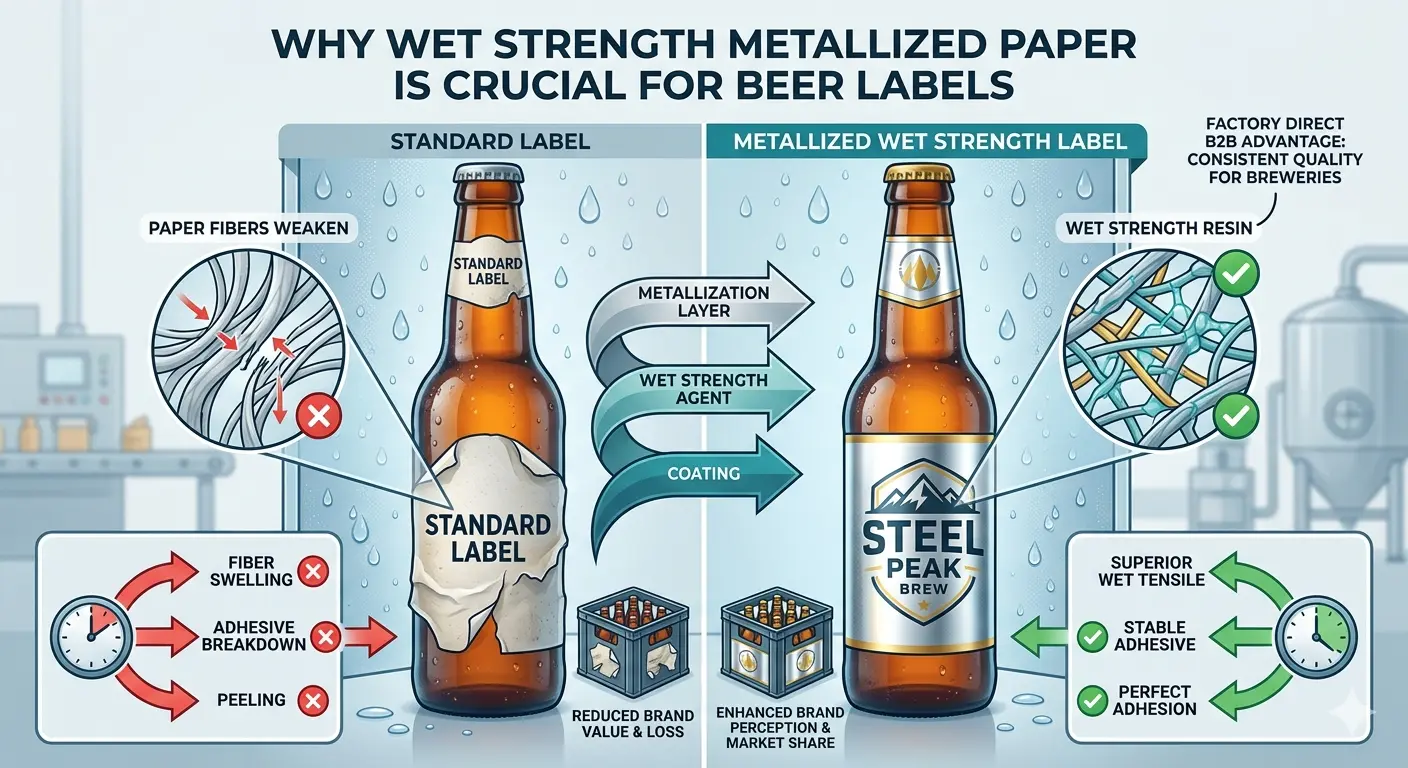 metallized beer label paper metallized beer label paper