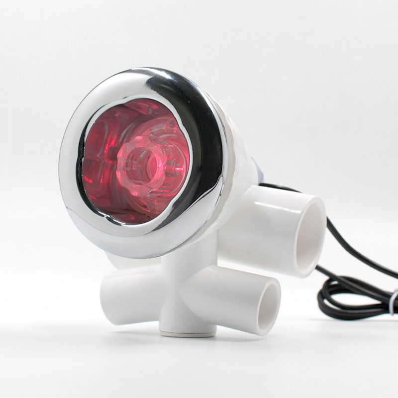 Große Düsenlampe 0,5 W Badewanne LED-Licht IP68 wasserdichtes Licht RGB-Licht für Badezimmer