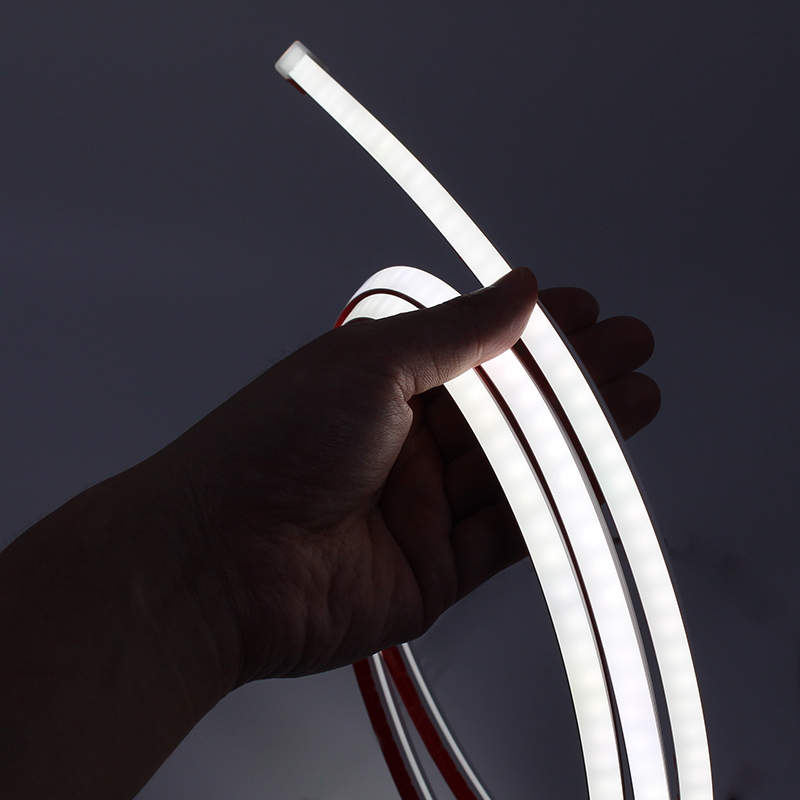 LED-Neonlichtleisten im Freien Lichtleisten wasserdichtes flexibles Lichtband 12V.