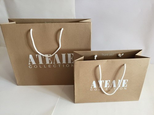 Brown paper bags with handles Manufacturers, Brown paper bags with handles Factory, Supply Brown paper bags with handles