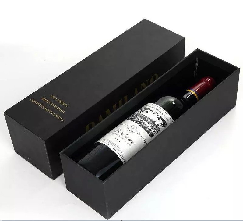 Black Luxury Red Wine Packing Boxes