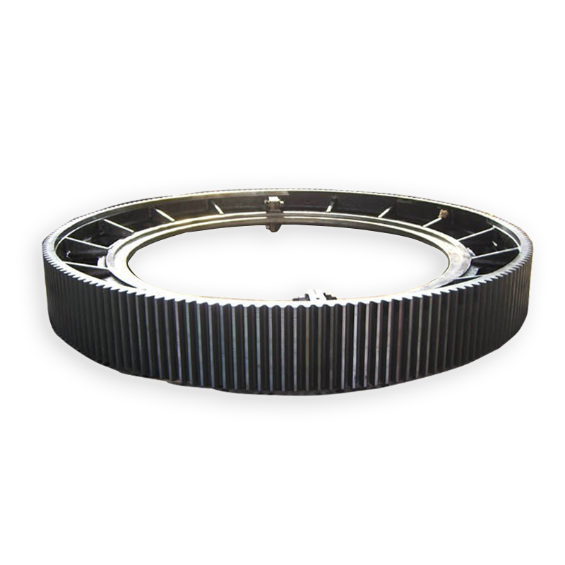 Custom Cast Steel 45 Ball Mill Rotary Kiln Dryer Girth Gear Wheel Large Diameter Ring Gear