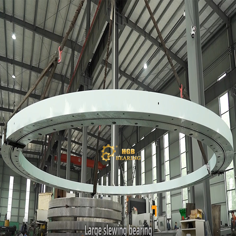 Large toothless slewing bearing