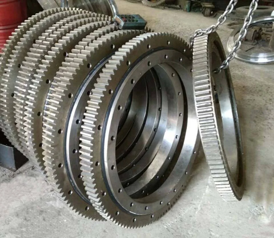 Ladle rotary table slewing bearing