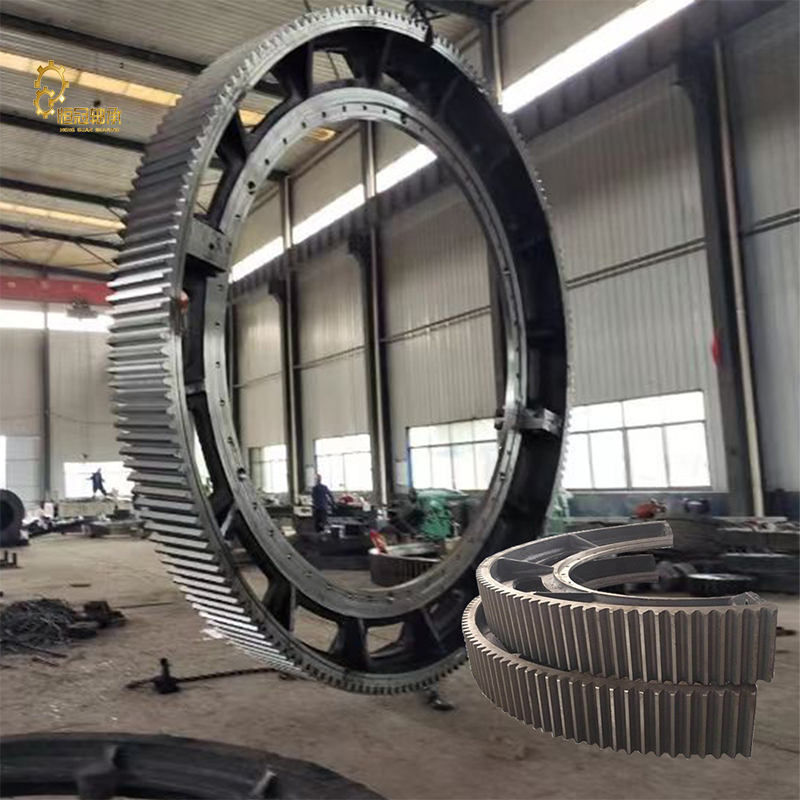 Segmented large gear rings