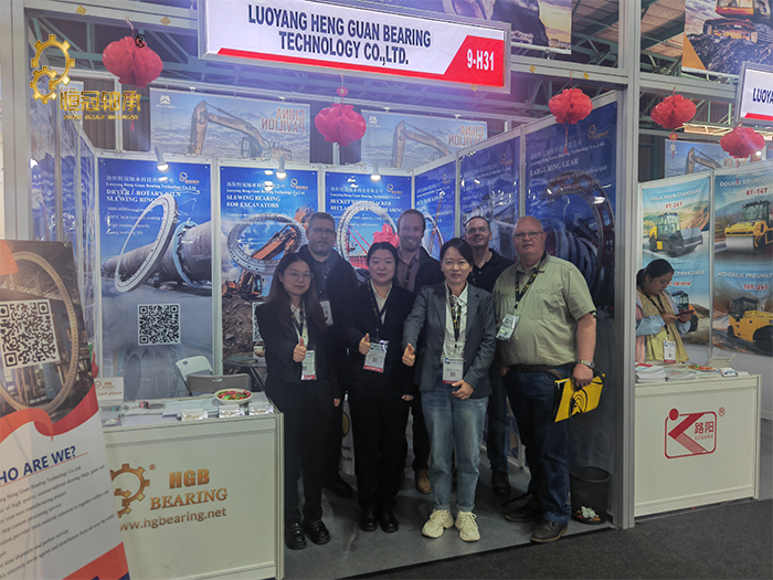 Luoyang Hengguan Bearing shines at the South African Mining Exhibition, and China's intelligent manufacturing creates a new international chapter