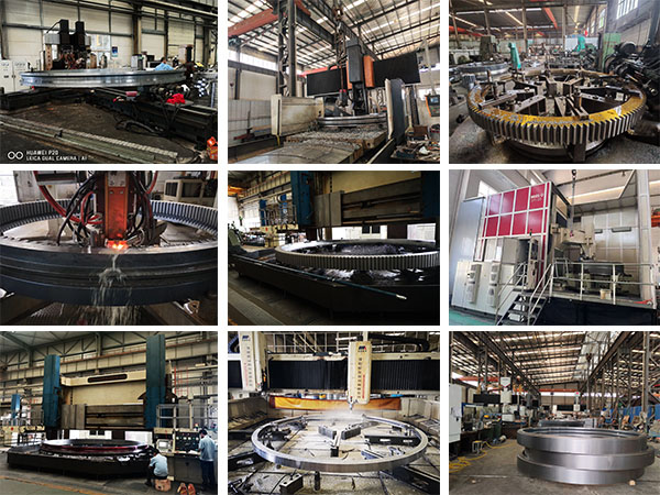 Crossed roller bearings for CT machines