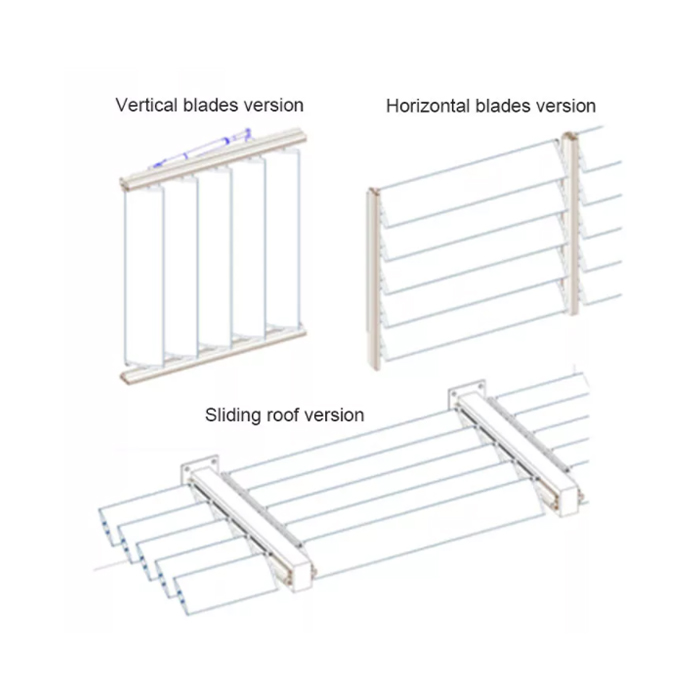 Китай Австралийское стандартное затенение из дышащего алюминиевого сплава с жалюзи, производитель