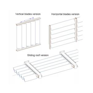Australia Standard Shading Breathable Aluminum Alloy Louvers Window
