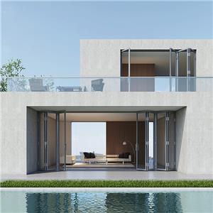 Double Insulated Tempered Glaze Aluminium Profile Awning Door