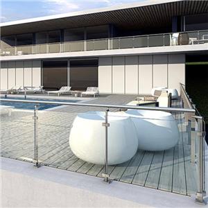 High Rise Building Aluminum Metal Balustrade Railing