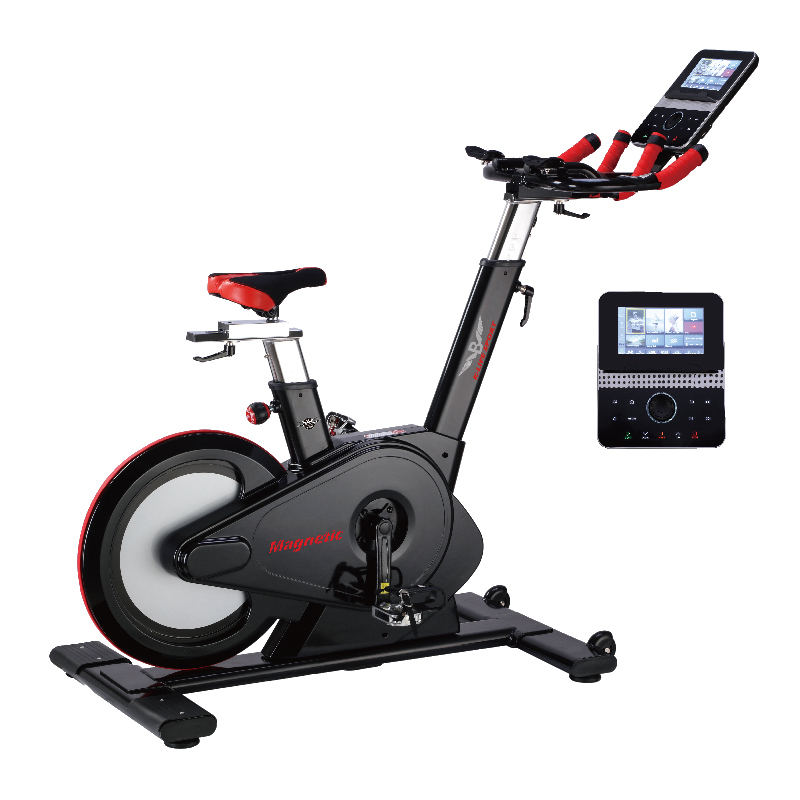 Supply Indoor Heavy Rear Flywheel Cycling Spin Bike With Screen