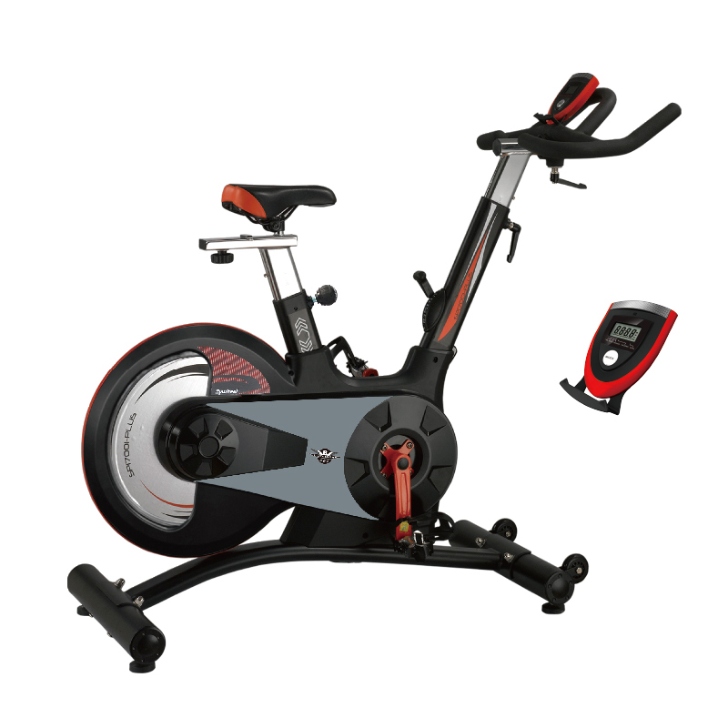 Spinning Fitness Indoor Bicycle With Electronic Monitor