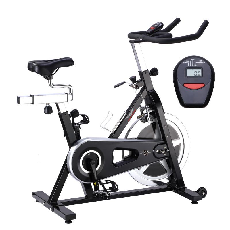 Black Indoor Stationary Cycling Bike Machine