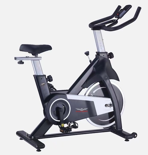 How do I adjust the resistance on a spin bike?