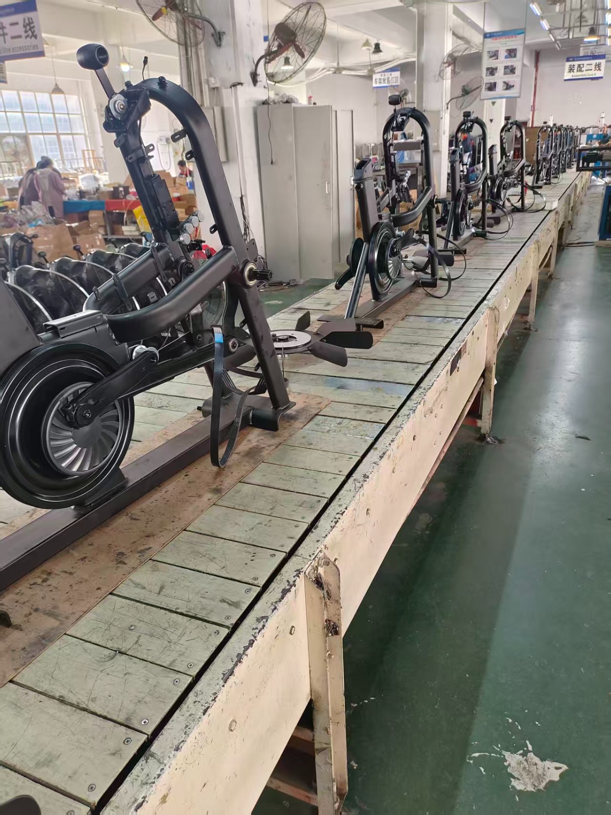commercial spin bike