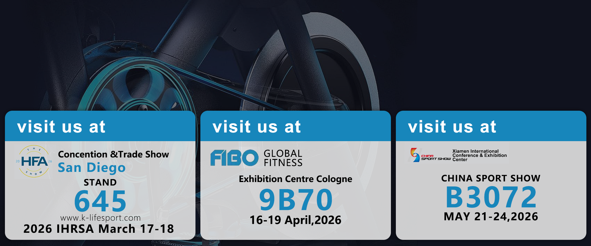 Información sobre la exposición de K-life sport en 2026.