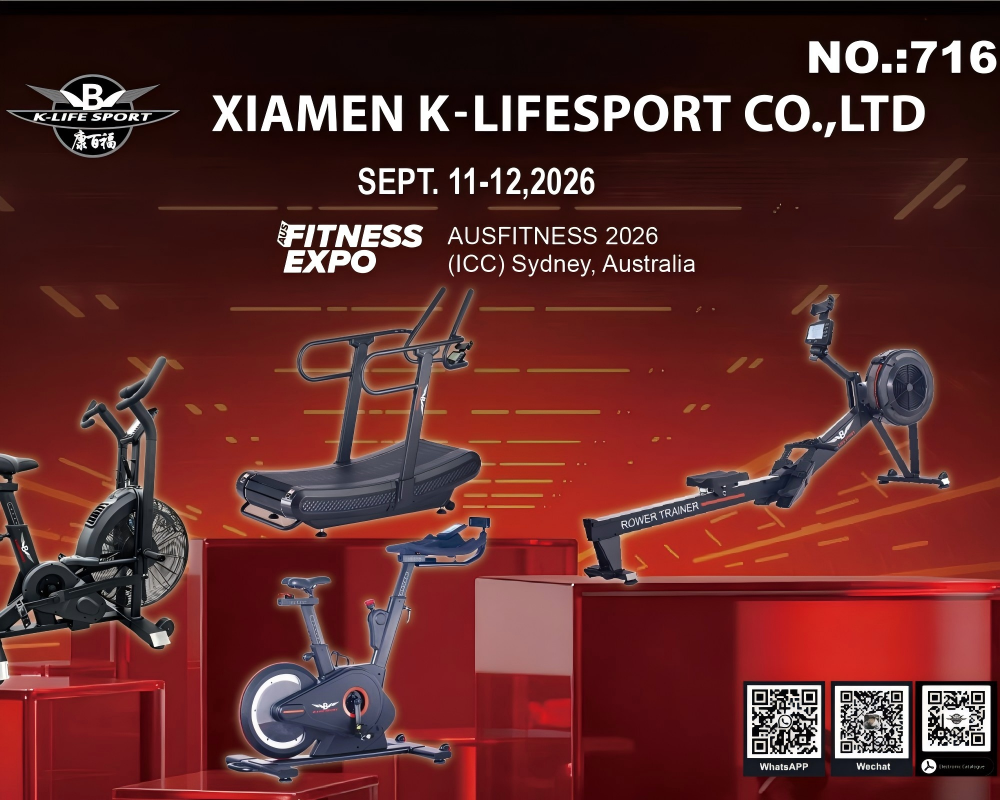 K-LIFE SPORT feiert sein Debüt auf der AUSFITNESS 2026 Sydney Fitness Expo in Australien.