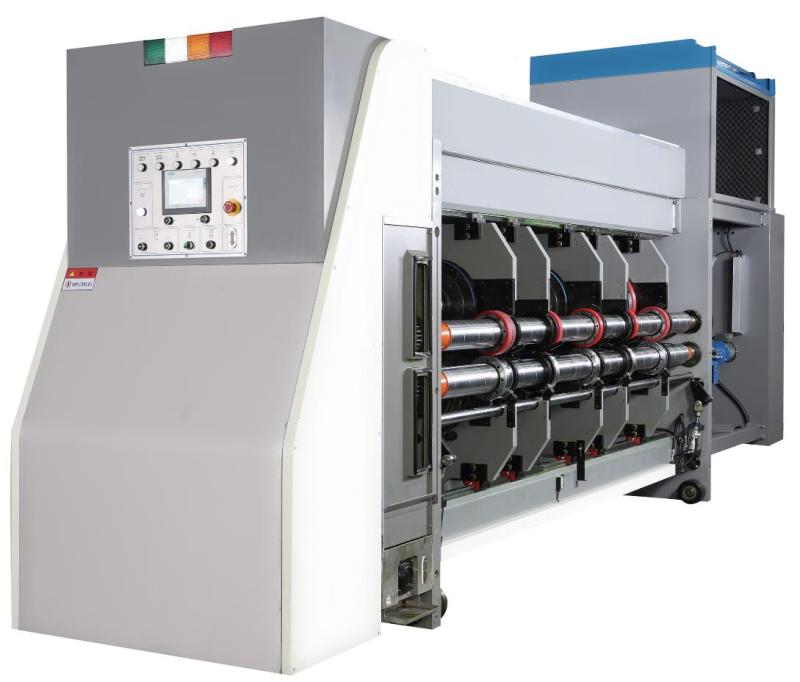 Máquina de impresión corrugada fija servoaccionada