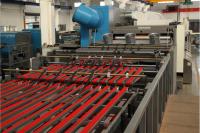 Máquina apiladora de mostrador de caja de cartón corrugado