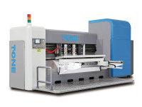 Máquina de impressão de caixa de papelão servo completa fixa