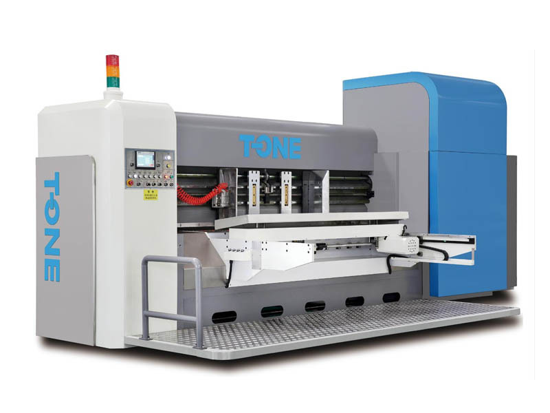 Máquina de impressão de caixa de papelão servo completa fixa