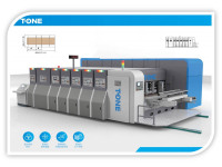 Máquina automática de impresión de fondo de caja de cartón