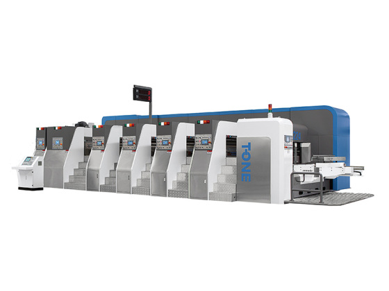 Máquina de Impressora Ondulada Servo Completa Fixa