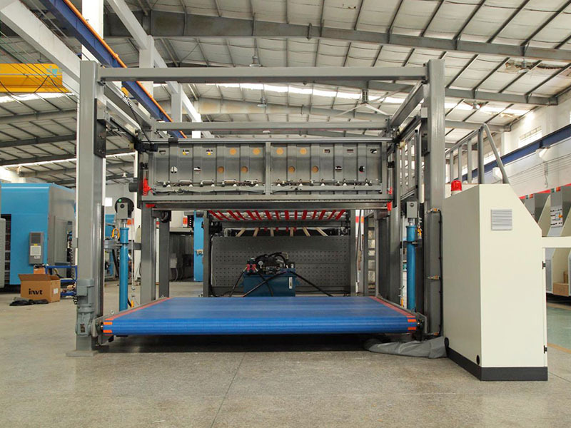 Máquina empilhadora vibratória automática