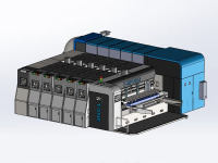 Máquina de impresión de caja inferior ecológica