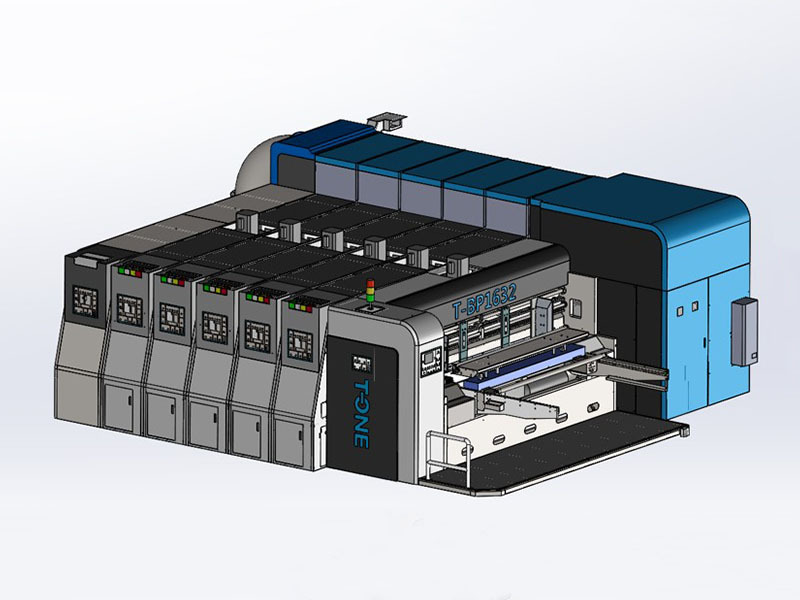 Máquina de impresión de caja inferior ecológica