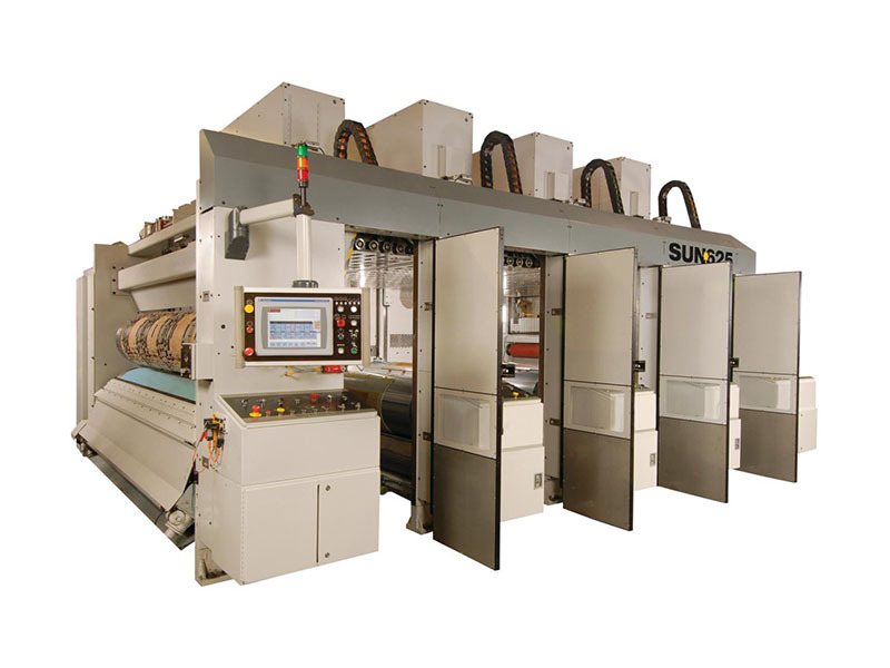 Máquina de impressão de fundo de caixa de alta velocidade