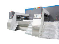 Máquina de impressão de caixa de papelão servo completa fixa