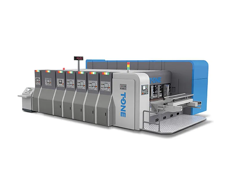 Máquina ranuradora de impresora flexográfica corrugada de transferencia al vacío