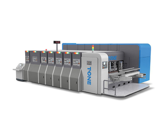 Máquina entalhadeira para impressora flexográfica corrugada por transferência a vácuo
