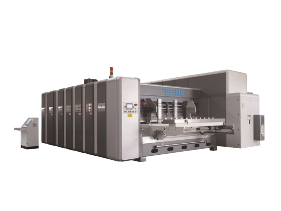 Máquina de corte e vinco de impressora com servo drive completo