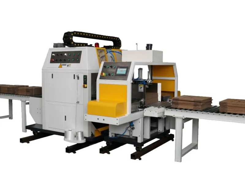 Máquina flejadora automática de cajas de cartón corrugado PE