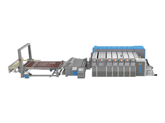 Máquina apiladora automática de cartón corrugado