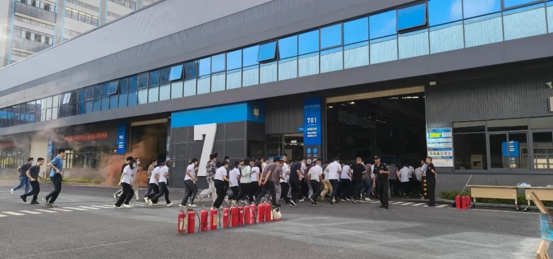 Fire emergency drills to strengthen the safety production defense line