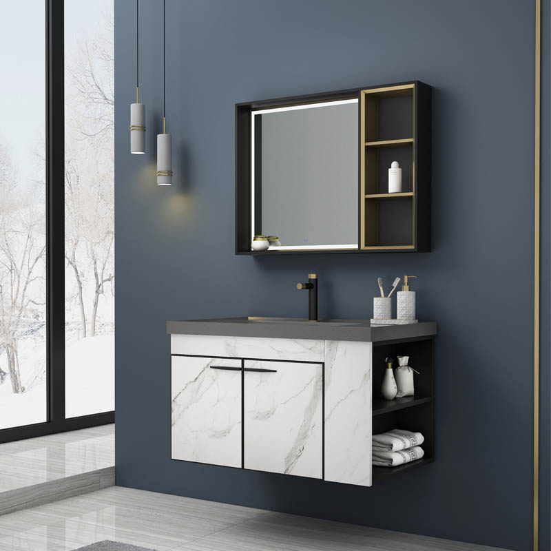 Stainless Steel Bathroom Vanity With Drawers