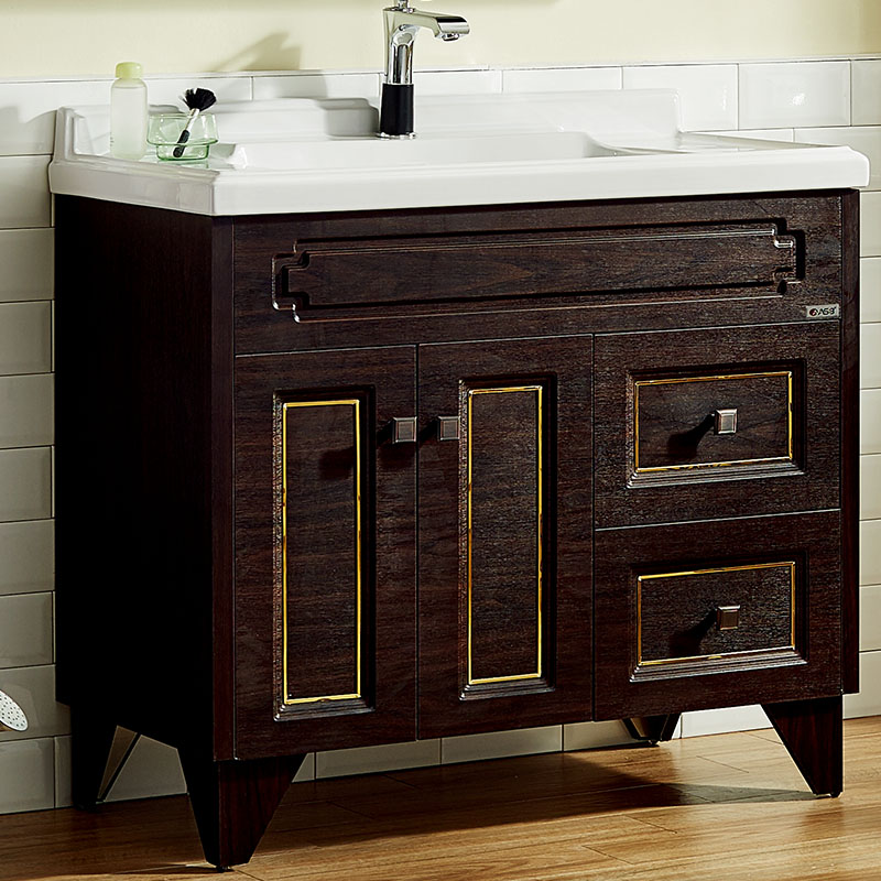 Stainless Steel Rustic Bathroom Cabinet with sink