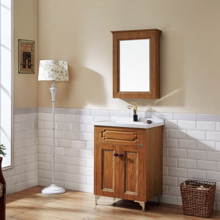 New Material Rustic Small Bathroom Vanity units