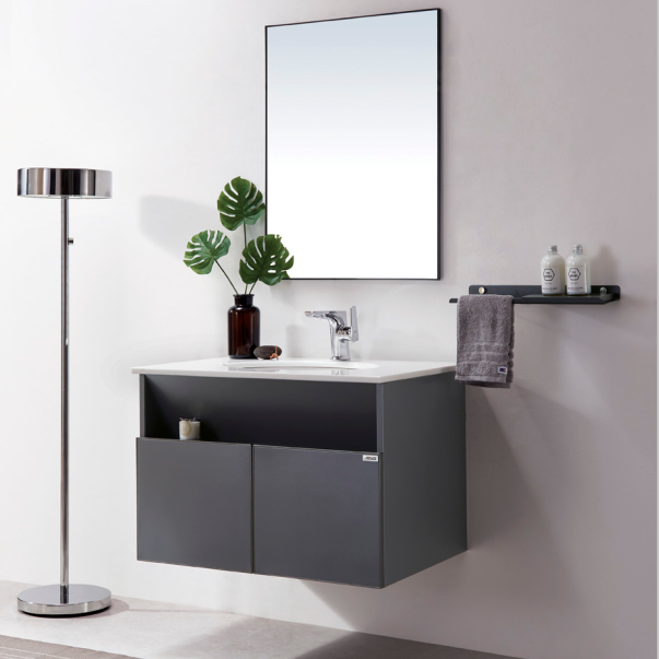 good price grey bathroom vanity with phonex stone counter top