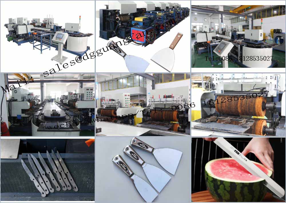 Supply Full Automatic Cutlery Spoon Fork Knife Polishing Machine Line