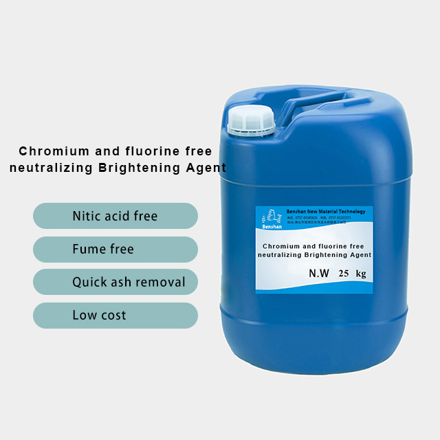 Chromium and fluorine free neutralizing Brightening Agent