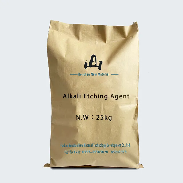 alkali etching additive