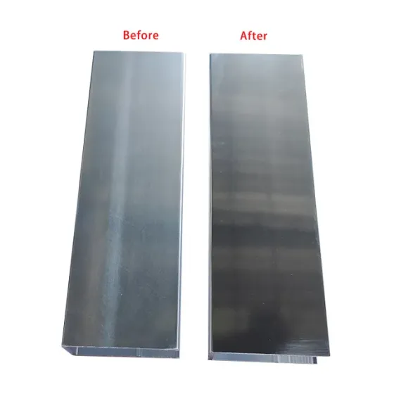 Apa pengaruh aditif pemoles kimia terhadap lapisan permukaan aluminium?